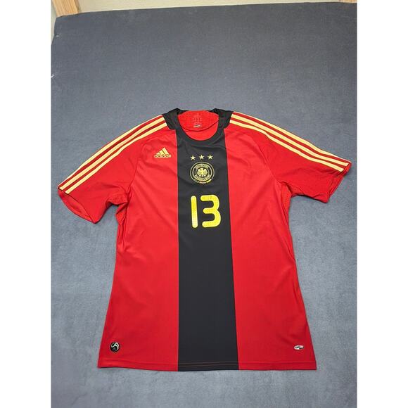 Michael Ballack Adidas Germany 08 Away #13 Jersey Deutscher Fussball-Bund Size L - Picture 2 of 10